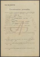 PK PPS Choszczno - deklaracje członkowskie, kwestionariusze personalne, życiorysy, legitymacje i fotografie