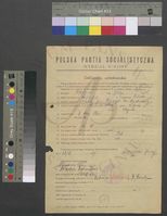 PK PPS Dębno- deklaracje członkowskie, kwestionariusze personalne, życiorysy, legitymacje i fotografie