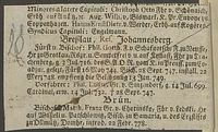 Darrentrop wegen des genealogischen Staats-Hanbuches.