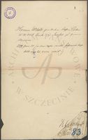 Zinsvertrag der Dorothea Stolberg, Witwe des Struktuarius Suckow, wegen eines Gartenfeldes bei der Domziegelei.